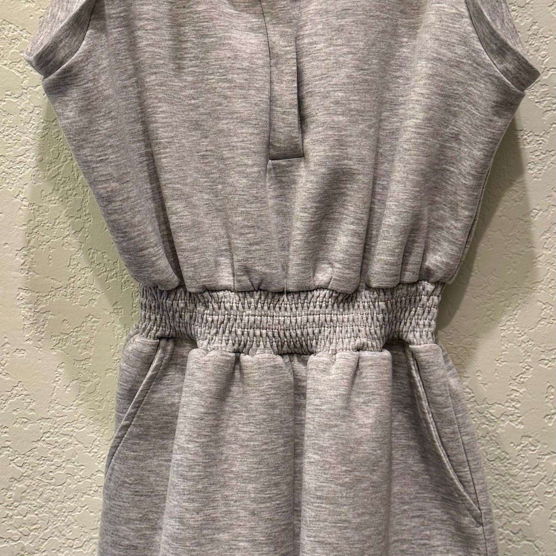 Gray Romper So Soft And Comfortable